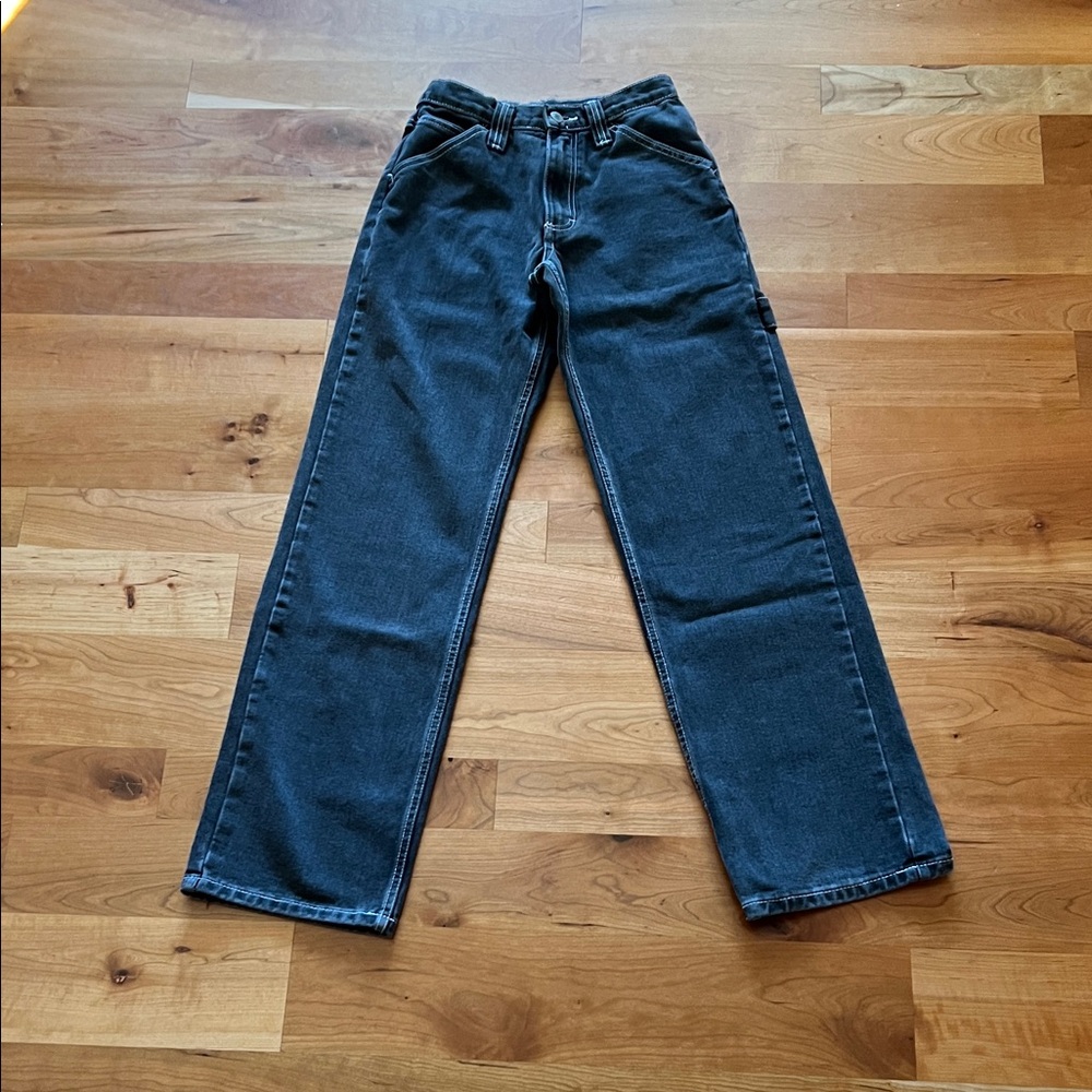 Juniors Straight Leg Carpenter Jeans in Gray. In new condition!